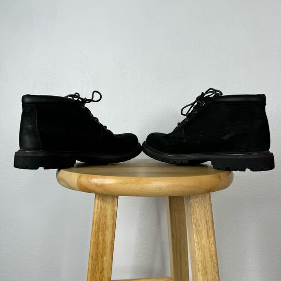 Timberland Women's Nellie Chukka Work Boots Black - Picture 6 of 7